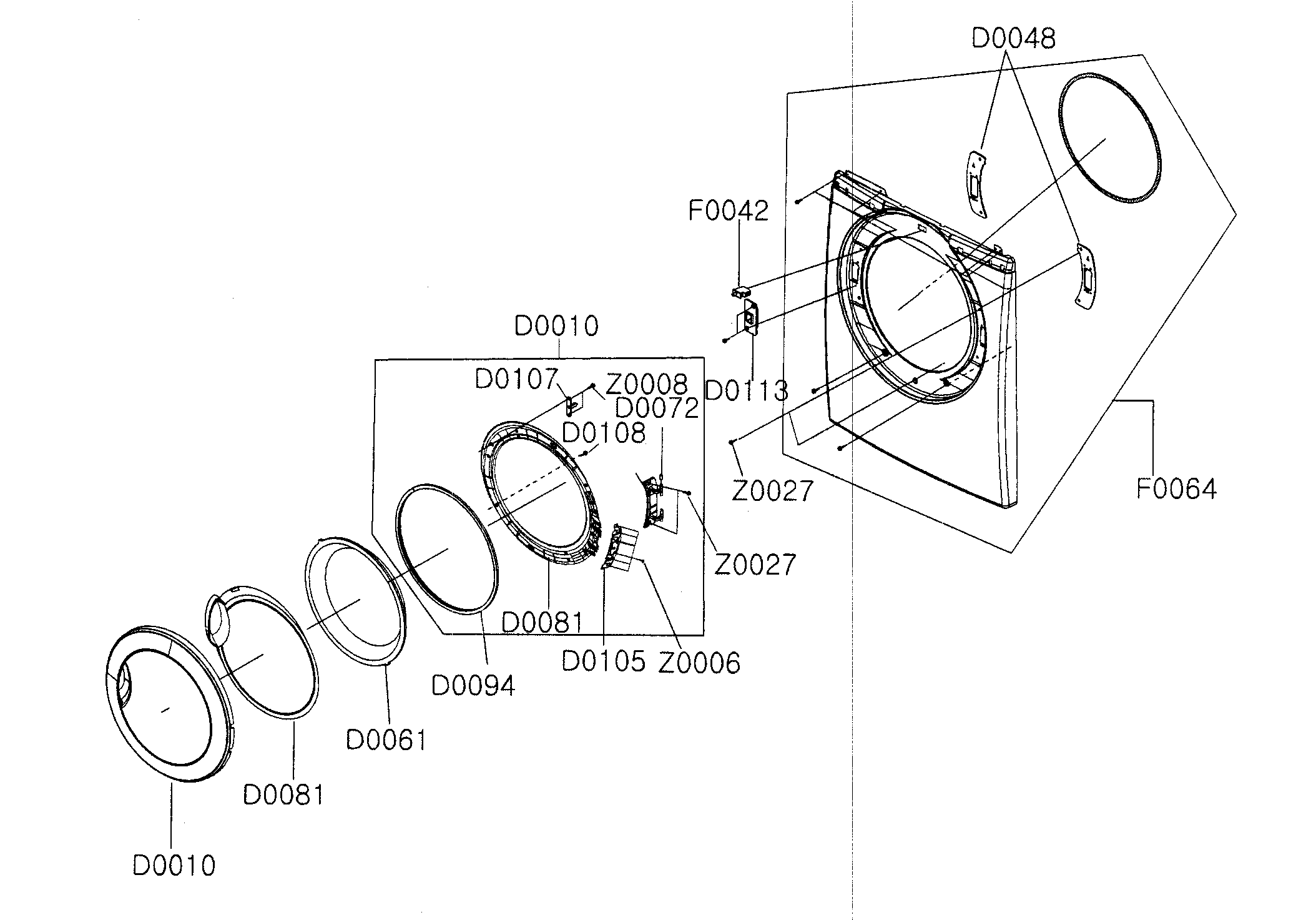 Fr door assy