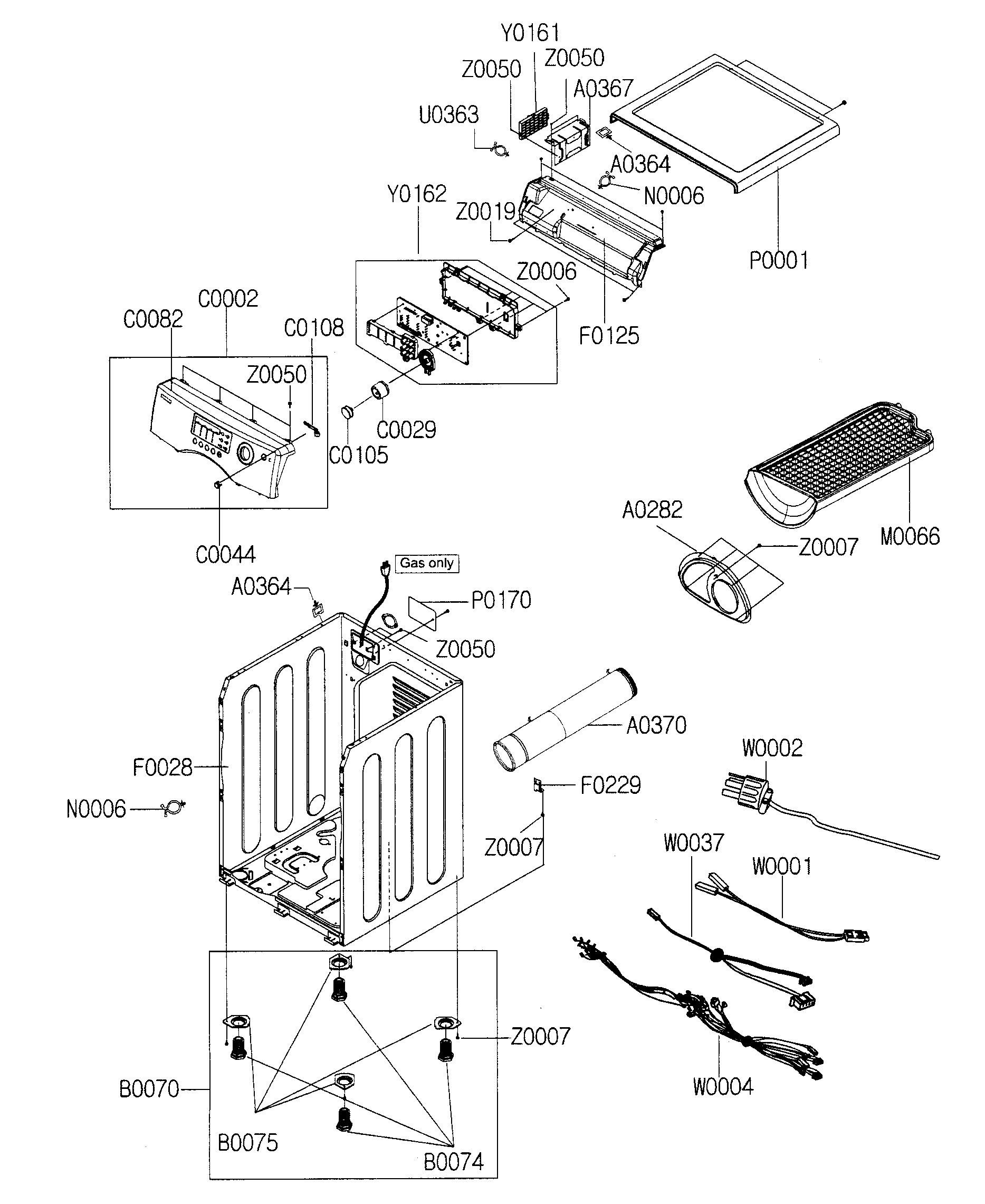 CABINET ASSY