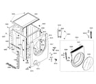 Bosch WTMC5530UC/06 cabinet assy diagram