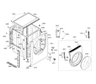 Bosch WTMC5330US/06 cabinet assy diagram