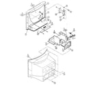 JVC AV-32F476/Z cabinet assy diagram