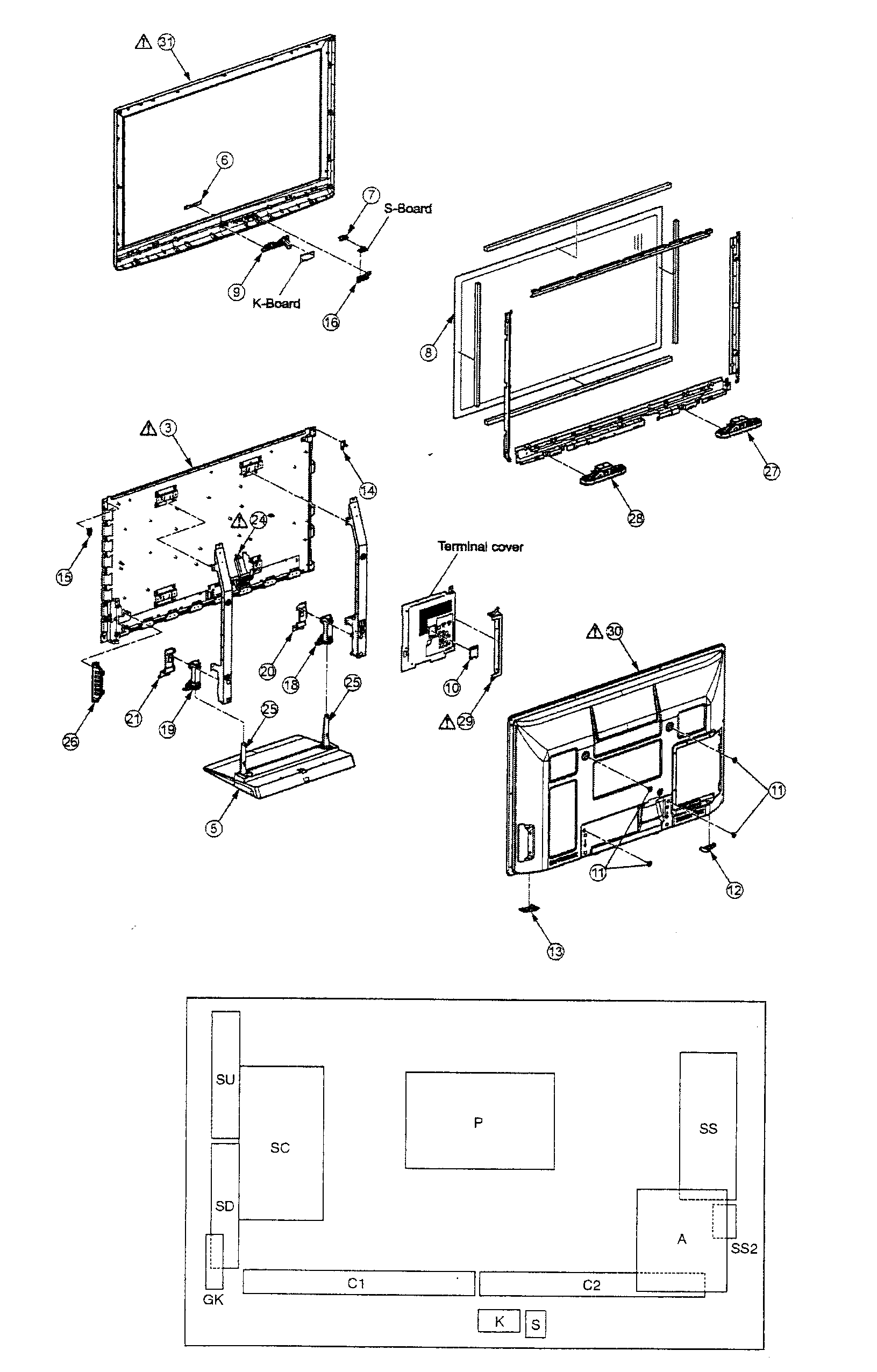 Cabinet assy