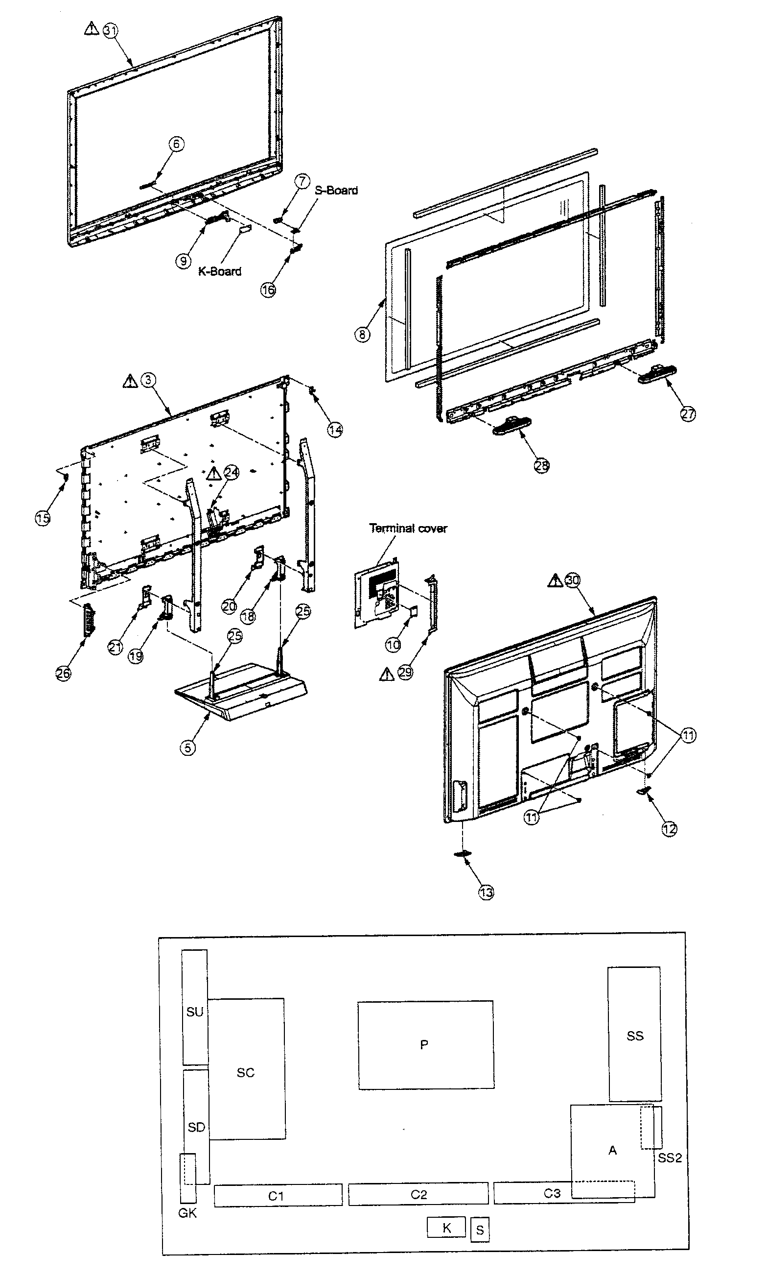 Cabinet assy