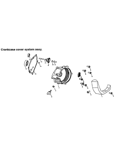 Crankase cover