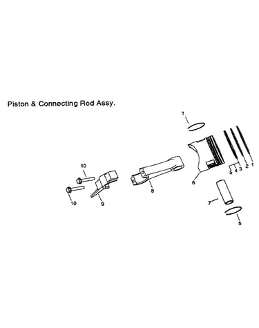 Pisto/rod assy