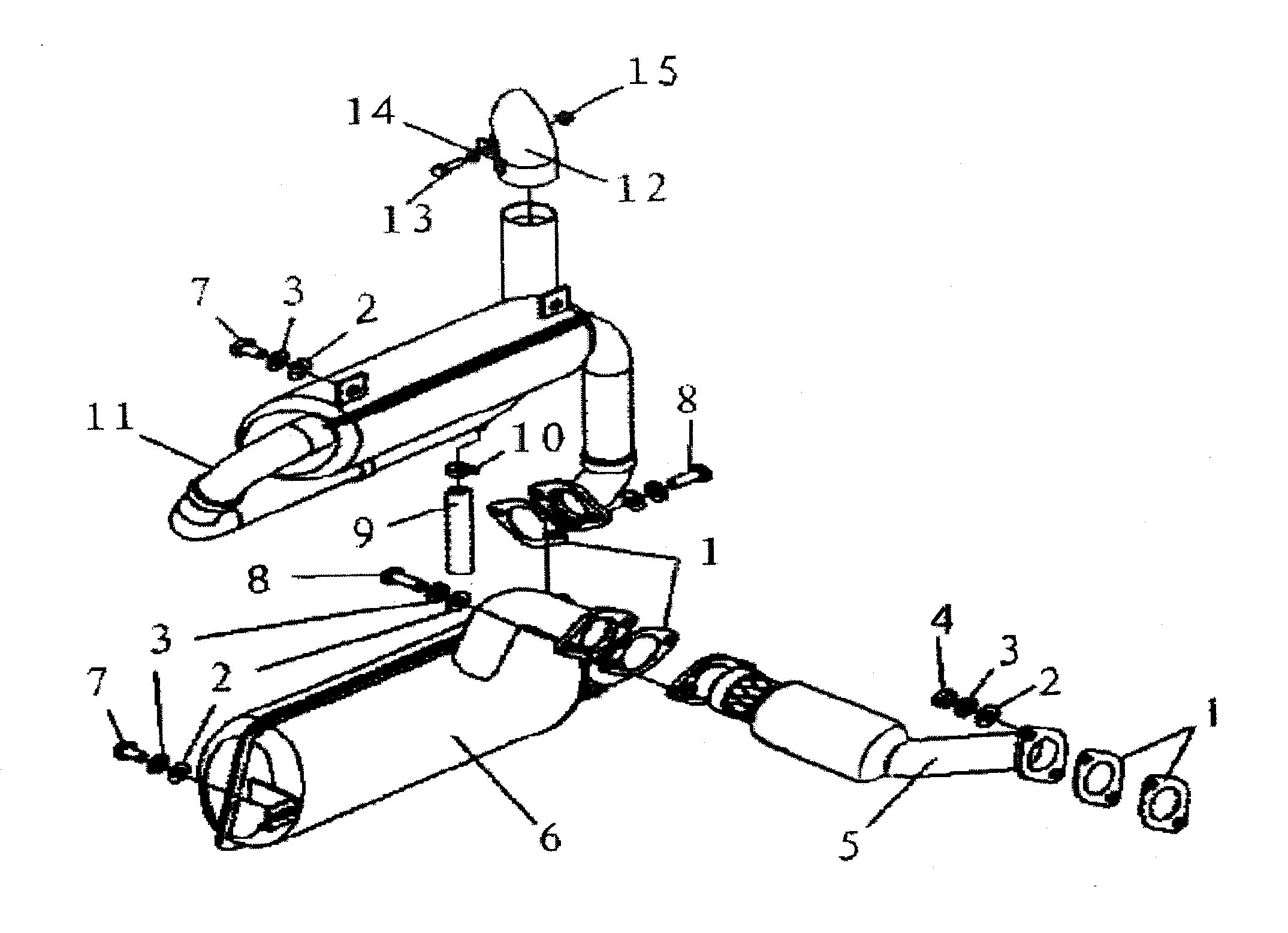 Muffler assy