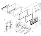 Vizio P50HDTV10A cabinet parts diagram