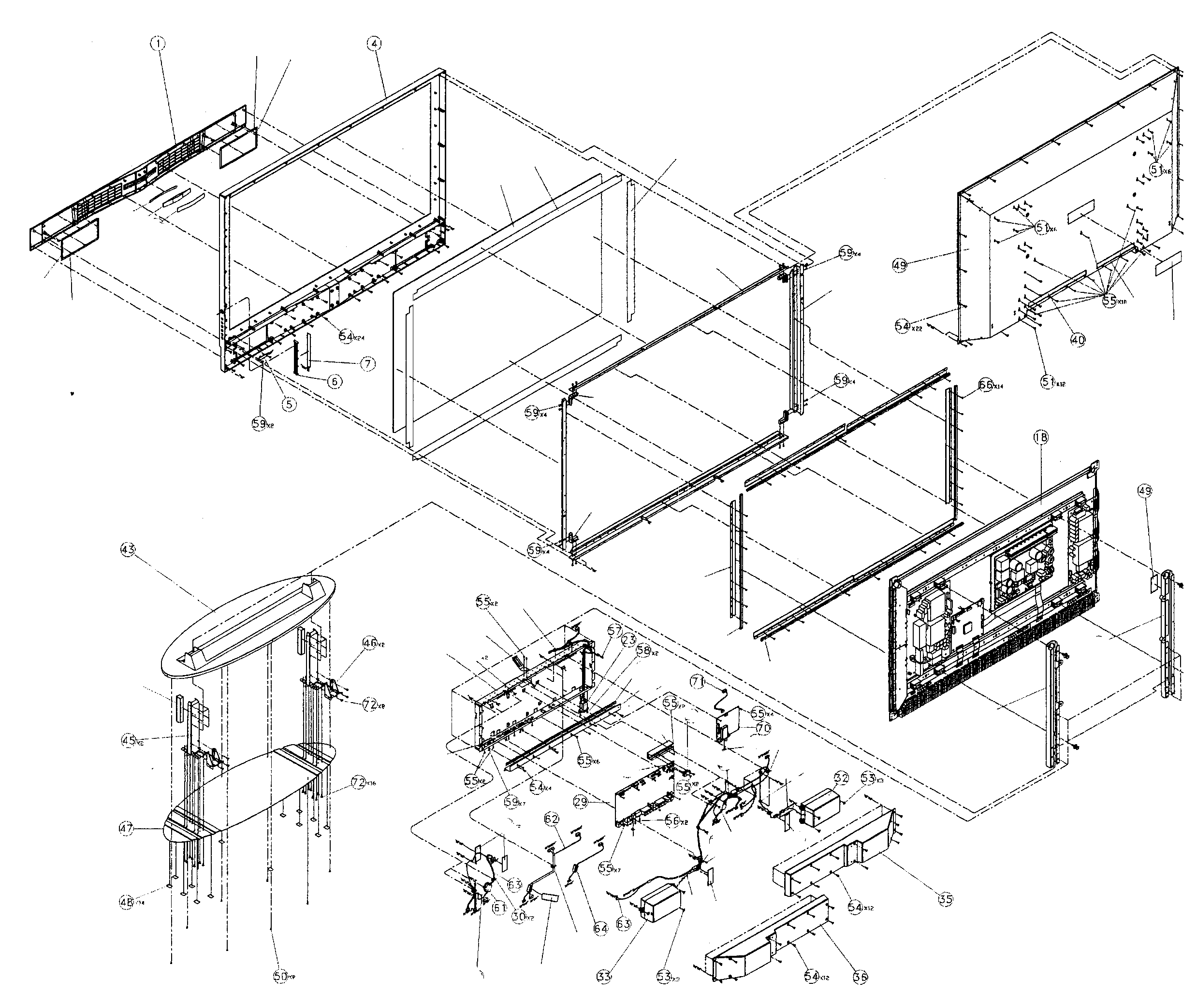 Cabinet parts