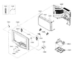 Samsung TXS3082WHX/XAA cabinet assy diagram