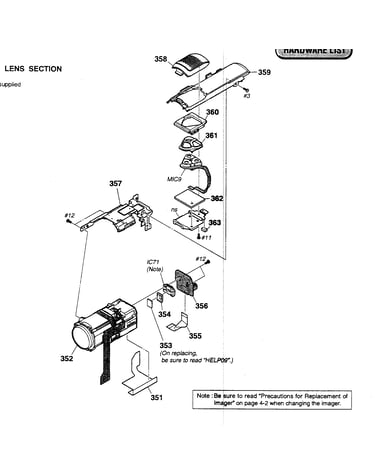 Lens assy