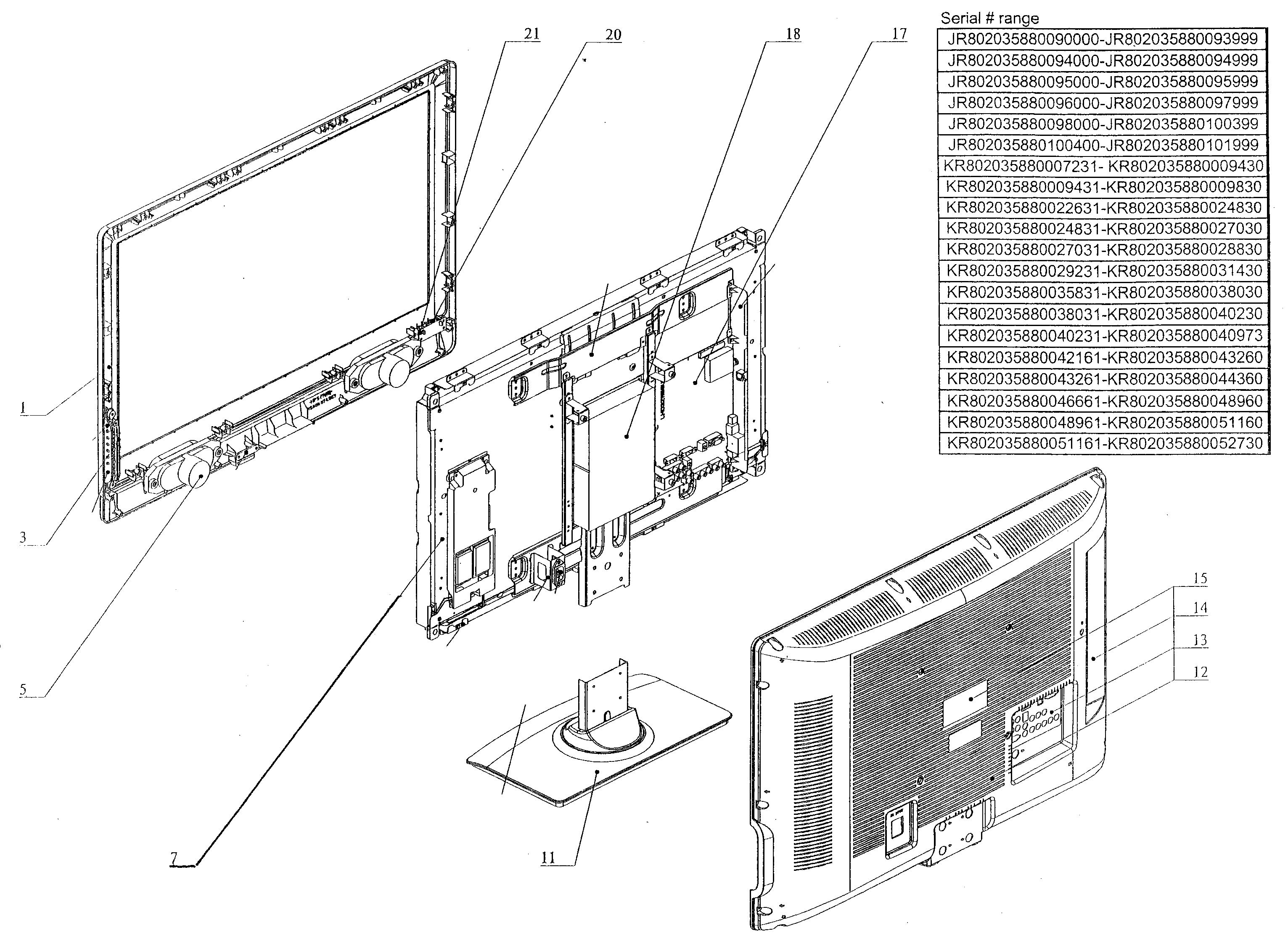 CABINET PARTS