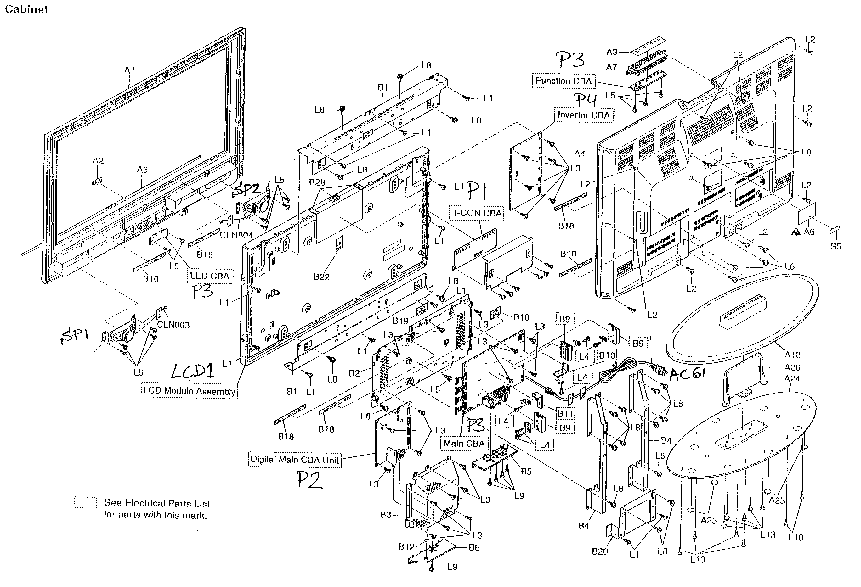 CABINET PARTS
