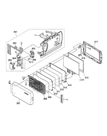 Lcd assy