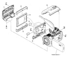 Sony DCR-SR67 hdd assy diagram