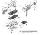 Sony DCR-SR67 lens assy diagram