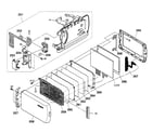Sony DCR-SR87 lcd assy diagram