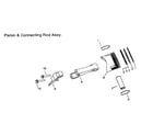 Steele SP-GG750E piston assy diagram