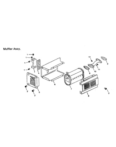 Muffler assy