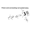 All Power APG3001 piston assy diagram