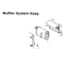 All Power APG3001 muffler assy diagram