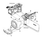 Sony HDR-CX100 front assy diagram