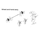 All Power APG3002D wheel-hand assy diagram