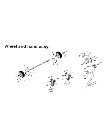 Wheel-hand assy