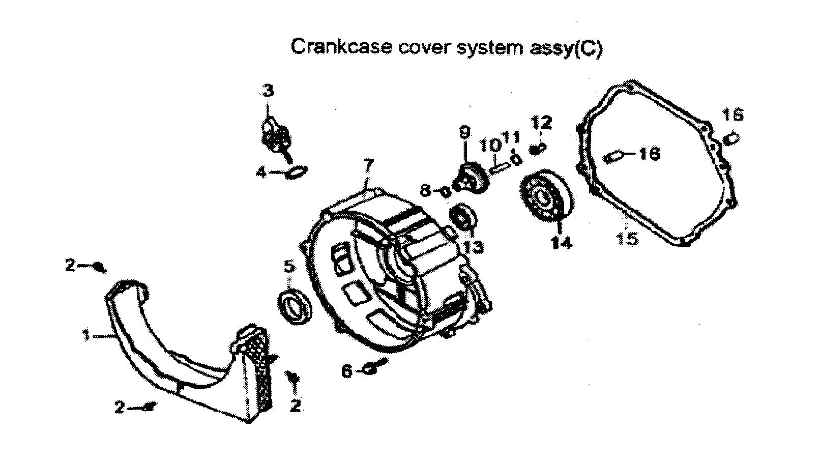 Crankcase cover