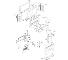 Zenith Z50PX2D cabinet assy diagram