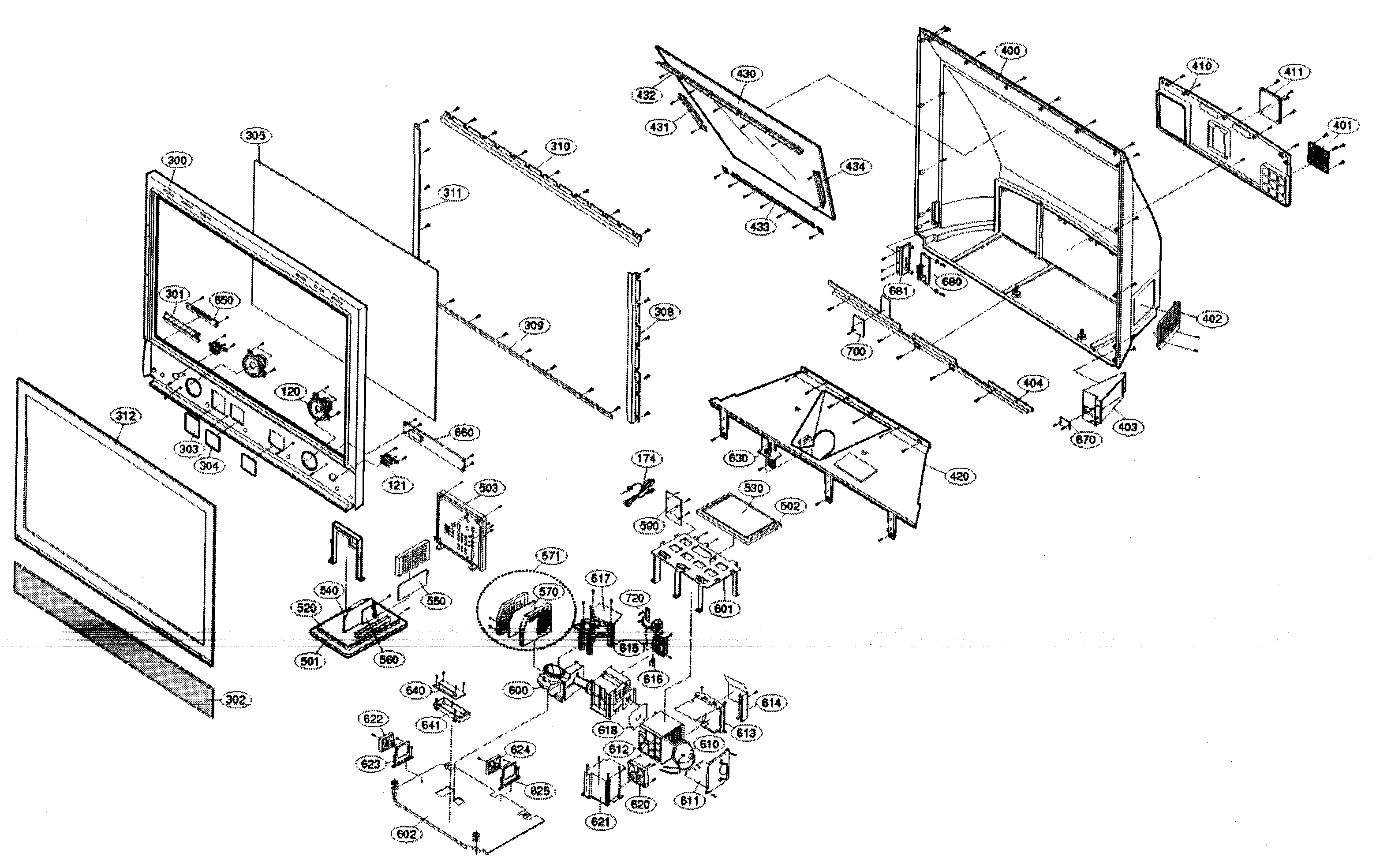 Cabinet parts