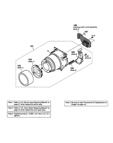 Lens assy