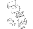 LG 42PC3DD-UEAUSYLJR cabinet assy diagram