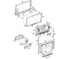 LG 50PC3DH-UDAUSLLH cabinet assy diagram
