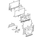 LG 42PC3DV-UDAUSLLHR cabinet assy diagram