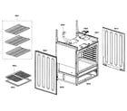 Bosch HES345U/01 shelf assy diagram
