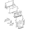 LG 42PC3D-UDAUSLLH cabinet parts diagram