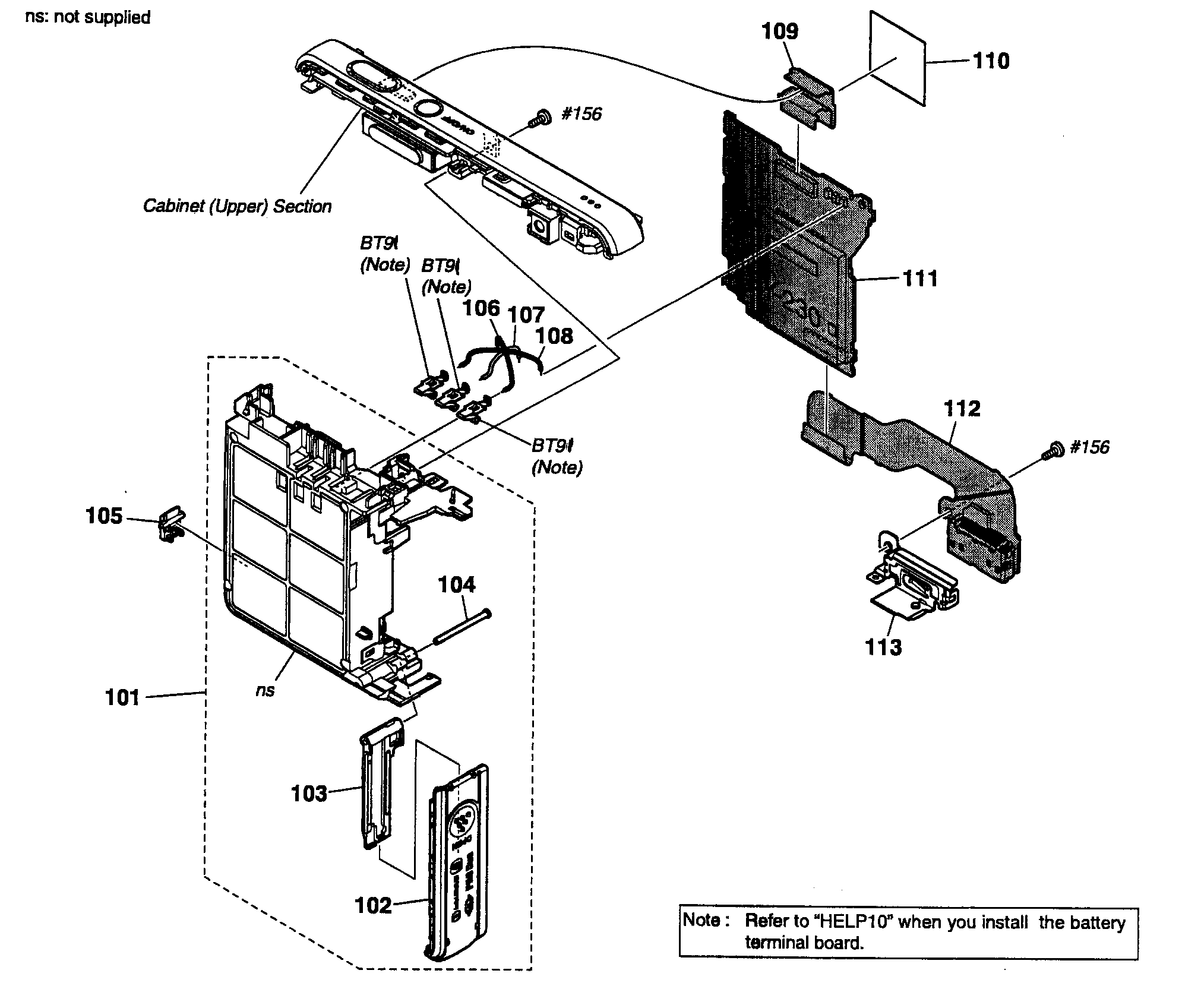 Battery assy