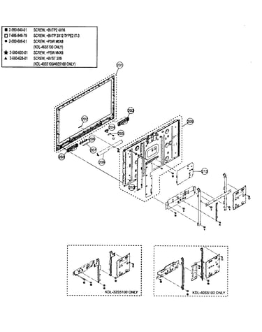 Cabinet/lcd assy