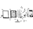LG 47LH30 cabinet parts diagram