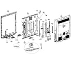 LG 42LH30 cabinet parts diagram
