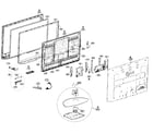 LG 42PQ30 cabinet parts diagram