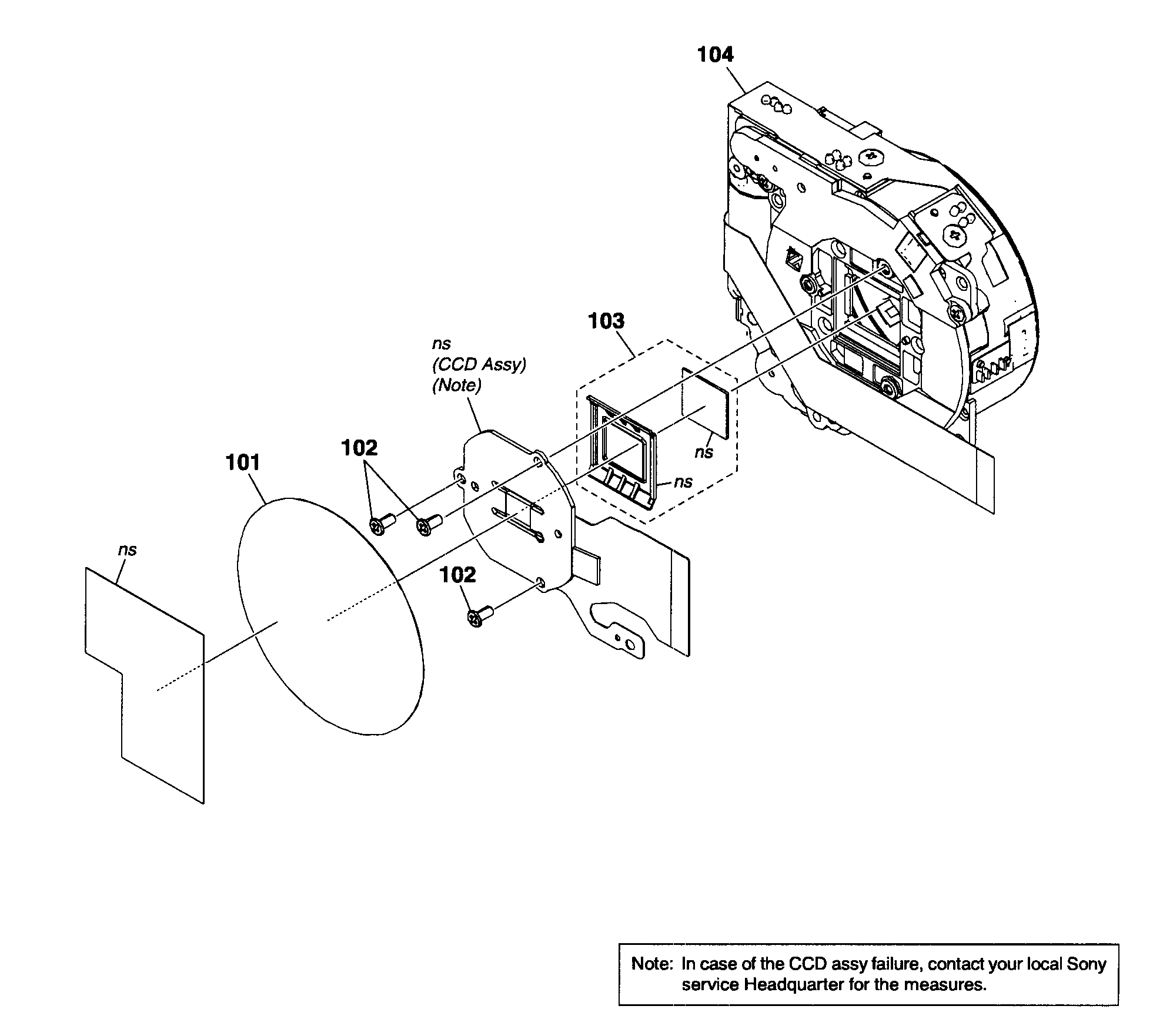 Lens assy