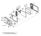 Sony DSC-W210 lcd assy diagram