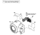 Sony DSC-H20B lens assy diagram