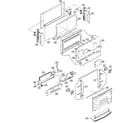LG 50PX1DH-UCAUSLLAD cabinet parts diagram