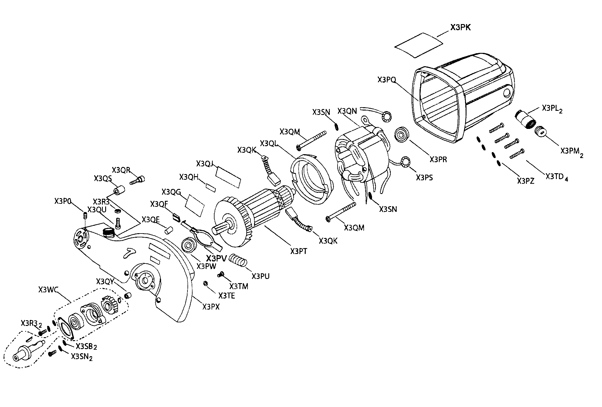 Motor assy
