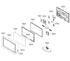 Samsung PN42B450B1DXZA cabinet parts diagram