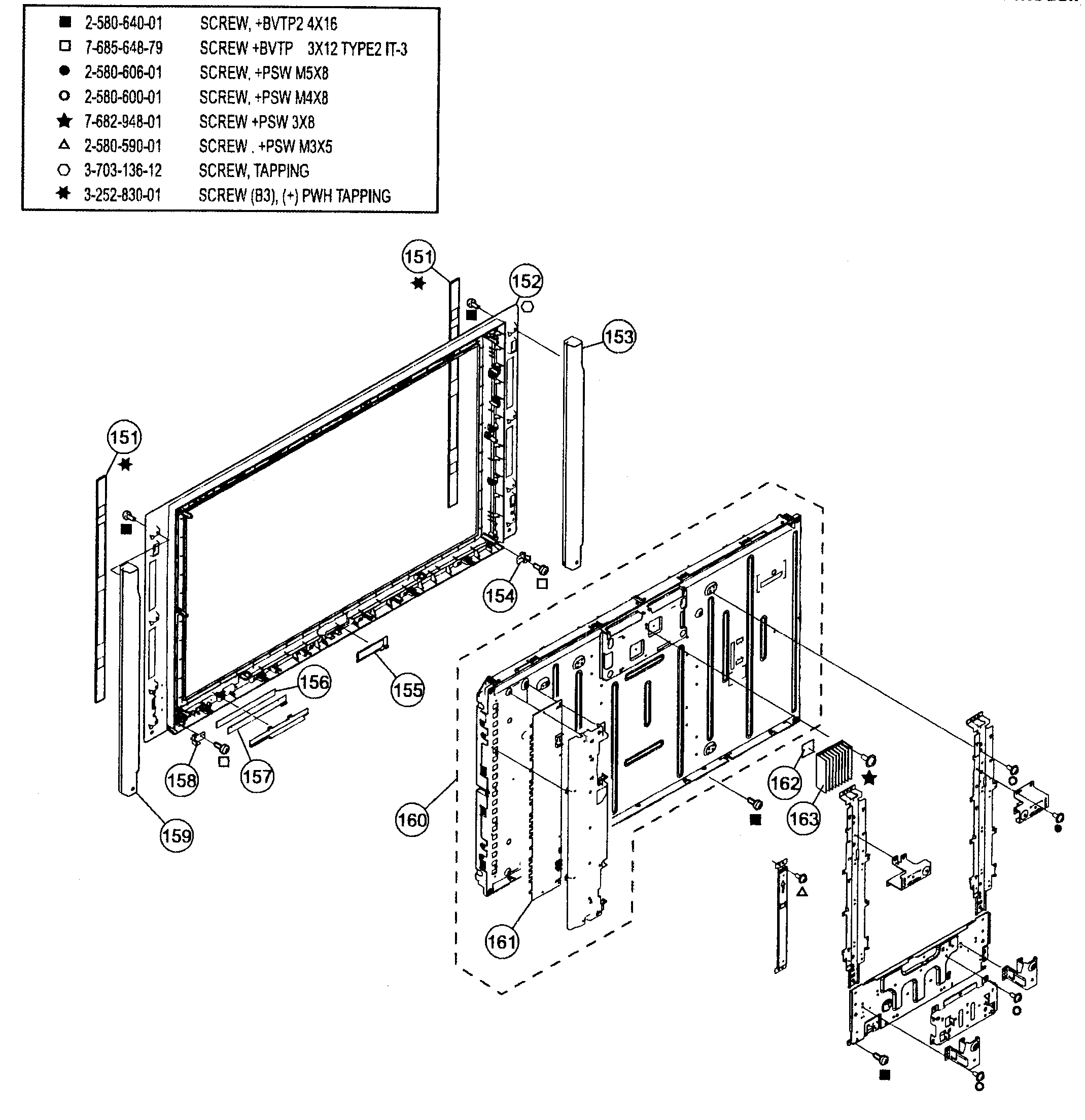 Front/lcd assy