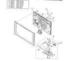 Sony KDL-55XBR8 stand assy diagram