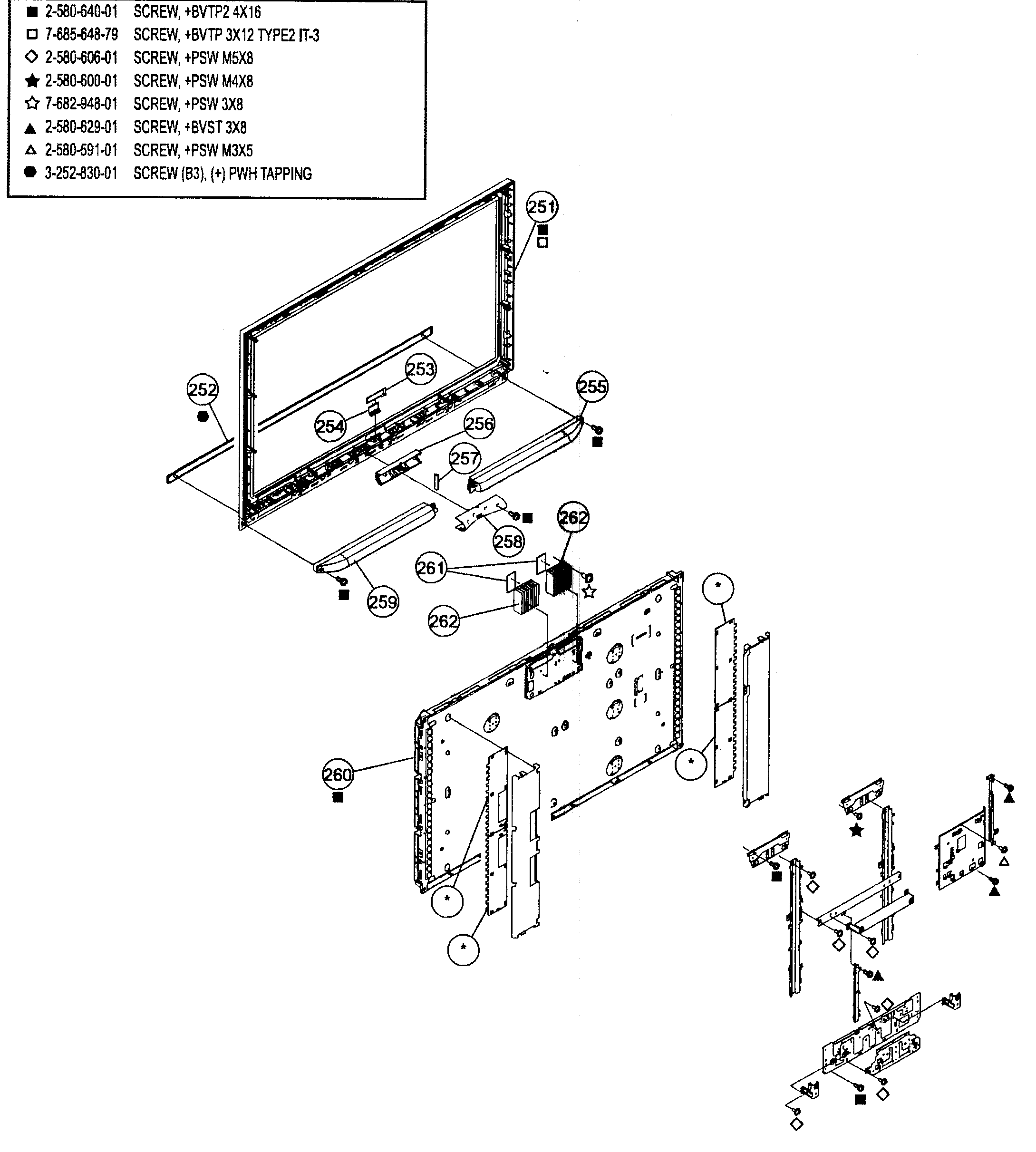 Front/lcd assy